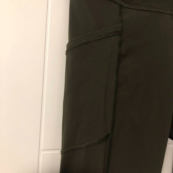 Lululemon Compression Running Tight Stuff Tight II 25" - Dark Olive - Picture 6 of 11